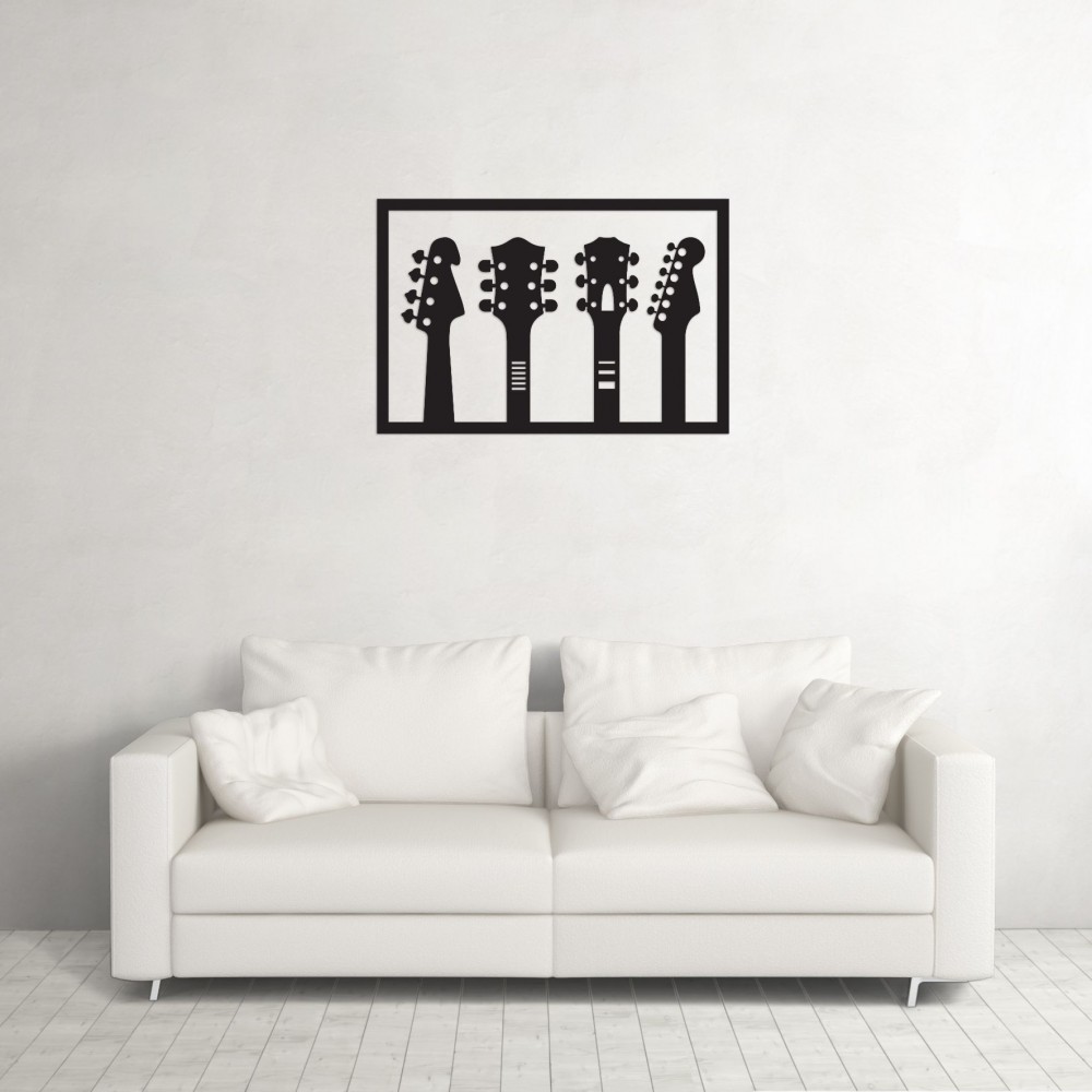 Buy Bedroom Decoration Online Personalized Guitar Neck Wall Art